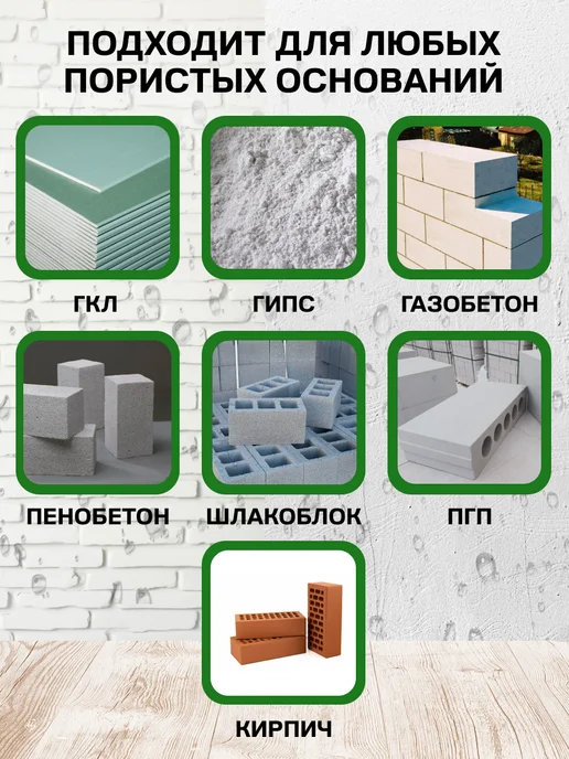 PROFESSIONAL Грунт акриловый изолирующий адгезионный ГРУНДИРМИТТЕЛЬ 1 кг, 2,3 кг, фото 2