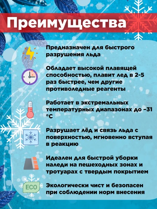 Fertika Противогололедный реагент IceCare Power 20 кг 2829, 20 кг, фото 2