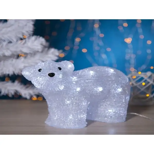 Новогодние украшения Мишка 28х25х15 см