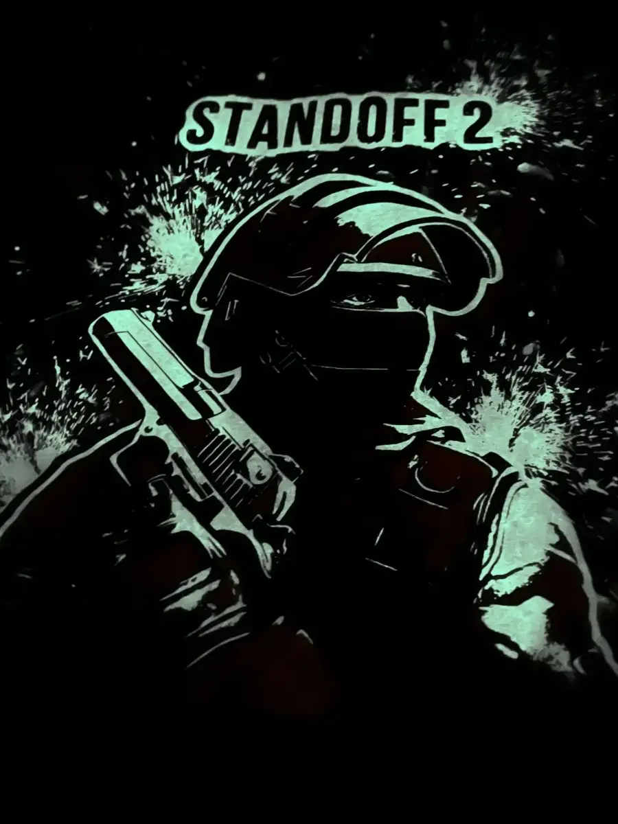 Футболка с принтом Standoff 2/Стандофф 2 /светящаяся Styleland 15493633  купить в интернет-магазине Wildberries