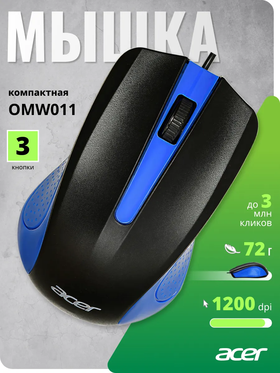 Мышь проводная OMW011