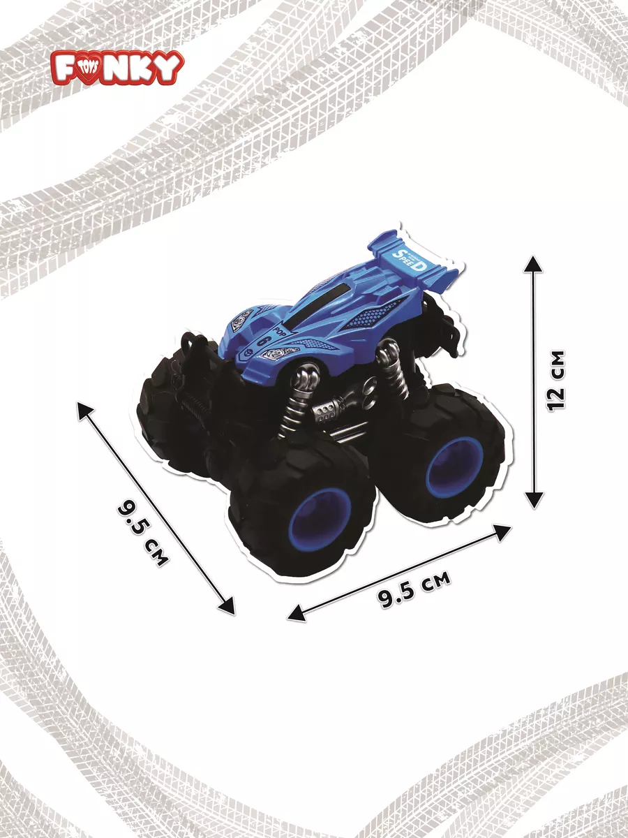 Машинка бигфут внедорожник 10 см Funky Toys 15503013 купить за 563 ₽ в  интернет-магазине Wildberries