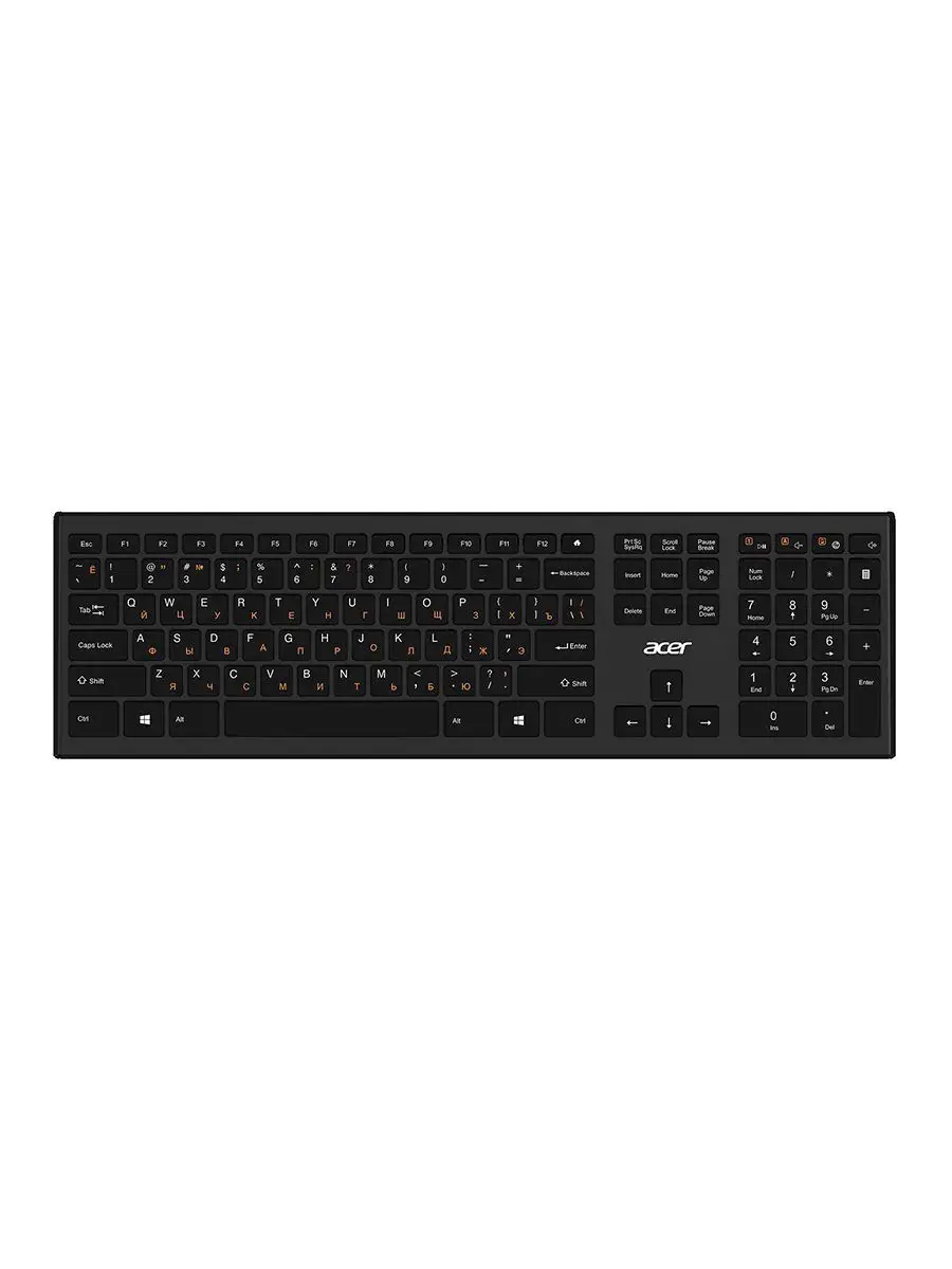 Клавиатура OKR010 USB беспроводная slim