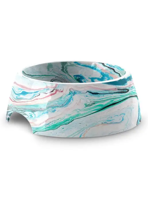 TARHONG Миска для животных "Marble Swirl", 18х18х7.1см 590мл, 18x7.1 см, 590 мл