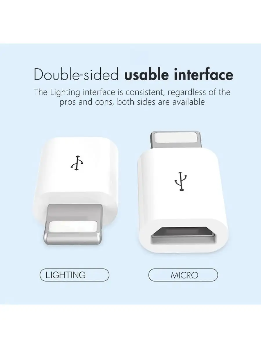 Переходник для iPhone Lightning Micro USB зарядка айфон Mobileplus 15555086  купить за 112 ₽ в интернет-магазине Wildberries
