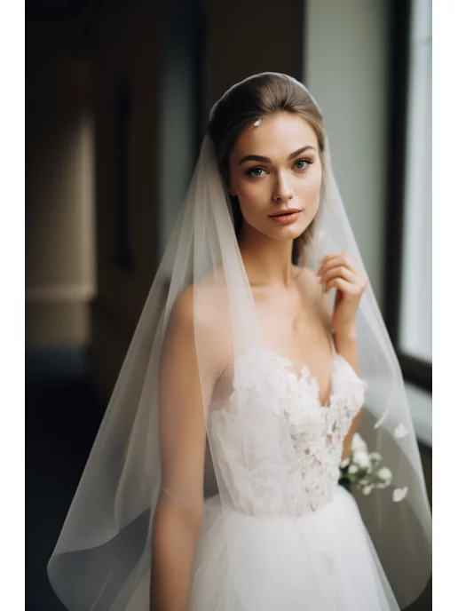 JULIA DREAM Фата свадебная короткая, вариант, фото 2