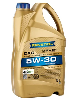 Моторное масло RAVENOL DXG 5W-30, 5 литров RAVENOL 15620509 купить за 10 782 ₽ в интернет-магазине Wildberries