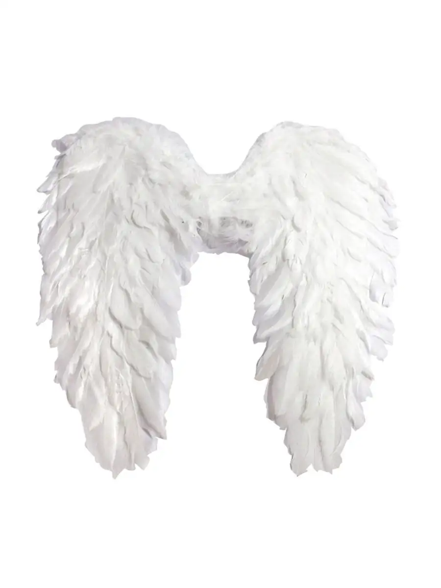 Крылья ангела из перьев для рукоделия кукол 7x7см