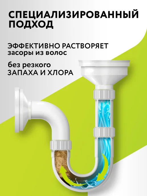 Expel Средство для очистки труб от засоров, 10 шт, 6 шт, фото 4