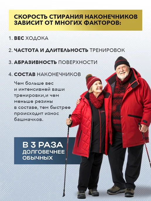 Finpole Наконечники для скандинавских палок PAD PREMIUM, 2 шт, 4 шт, фото 7