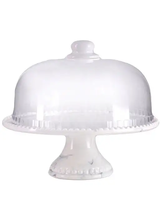 Тортовница с крышкой 25,5 см - фото 1