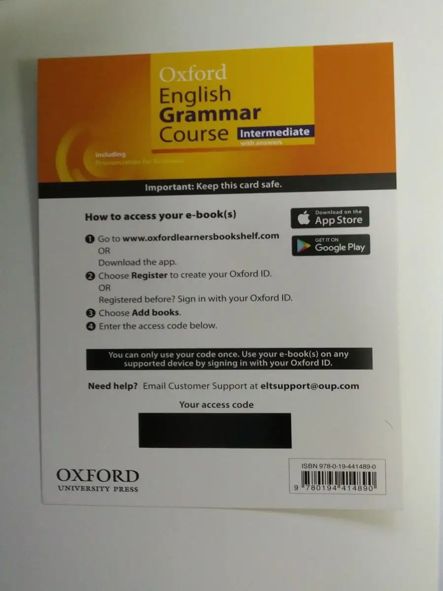 Oxford English Grammar Course Int With Answers And E-Book Oxford.