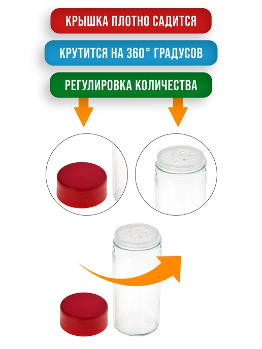 Набор для специй на деревянной подставке стекло 12 банок - фото 8