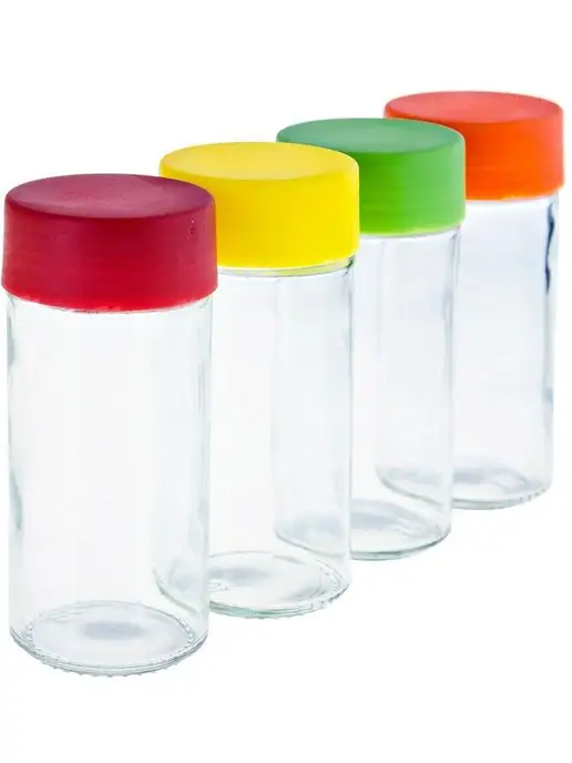 Набор для специй на деревянной подставке стекло 14 предметов - фото 14