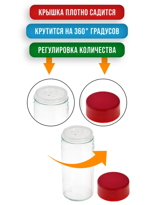 Набор для специй на деревянной подставке стекло 14 предметов - фото 9