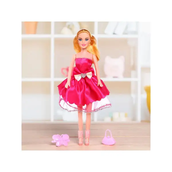 Кукла модель "Даша" в платье, МИКС