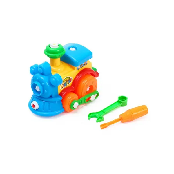 Конструктор для малышей "Паровоз", 29 деталей, цвета МИКС
