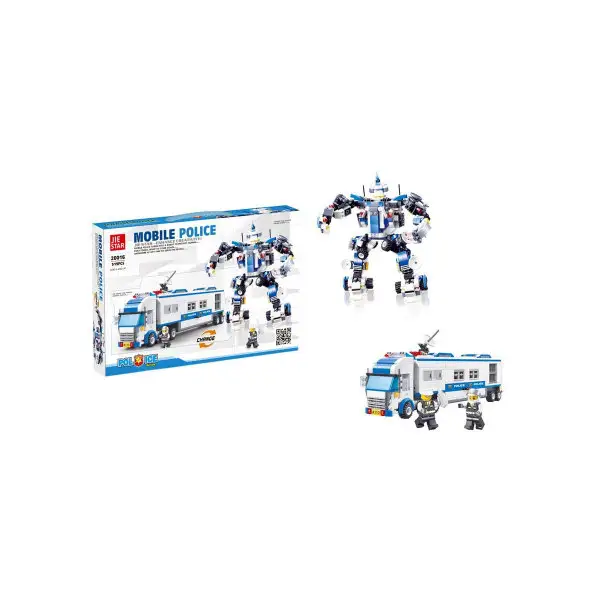 Конструктор детский, "Мобильная станция", 519 деталей