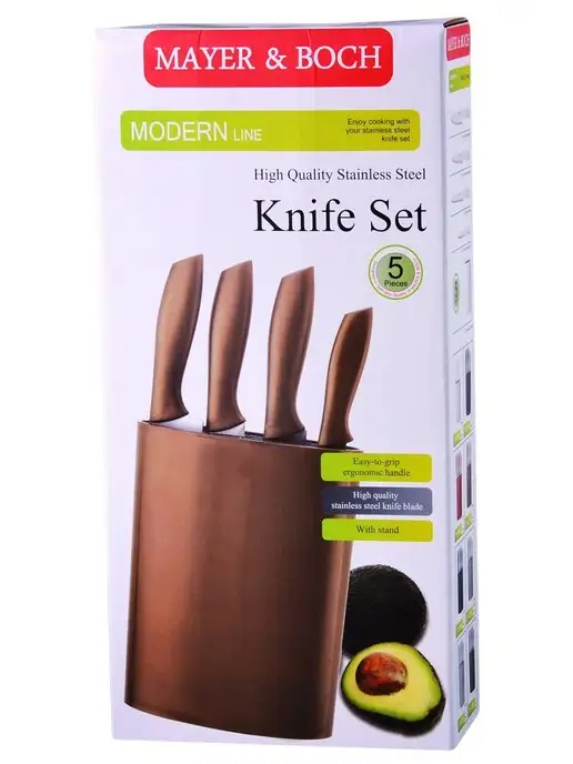 Набор ножей 5 предметов - фото 4