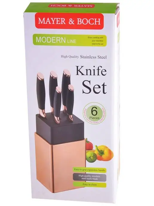 Набор ножей 6 предметов - фото 4