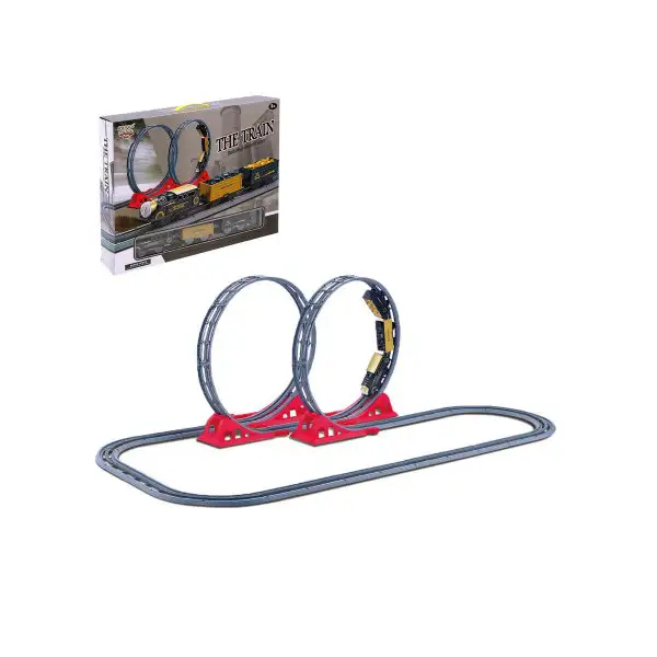 Железная дорога - трек Мертвая петля звуковые эффекты