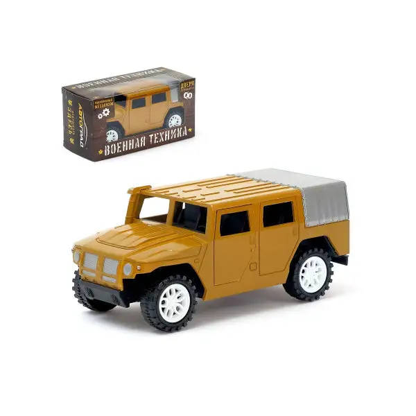 Машина инерционная "Тигр Военный", открываются двери