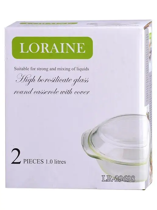 Жаровня с крышкой стеклянная кастрюля 1 л - фото 4