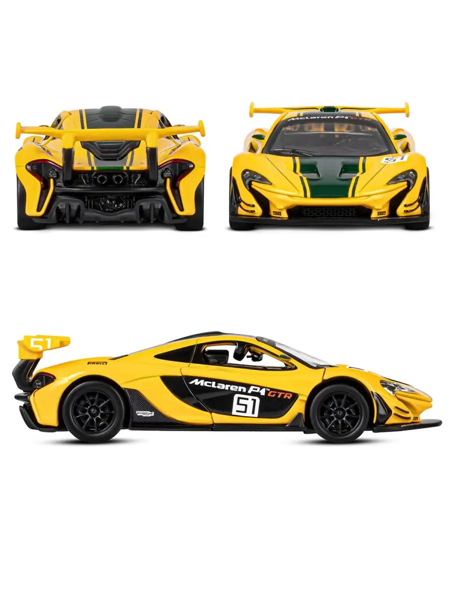 Машинка металлическая игрушка детская Mclaren P1 GTR АВТОПАНОРАМА 15744945  купить за 1 000 ₽ в интернет-магазине Wildberries