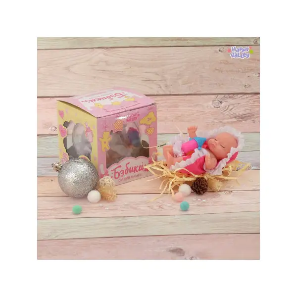 Пупсик в шаре, в подарочной коробке, МИКС