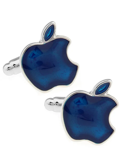2beMan Запонки синие Apple, синий, фото 6