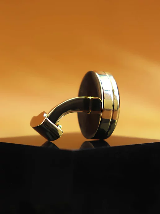2beMan Запонки с механизмом, желтый, фото 5