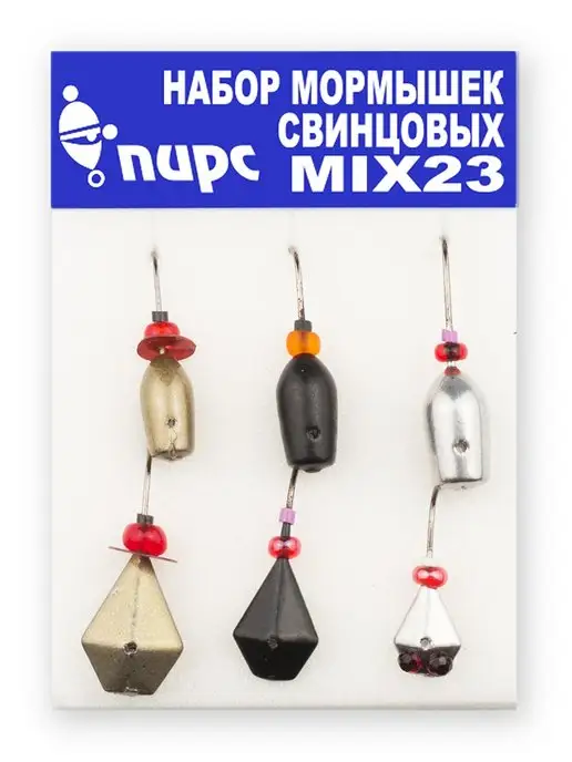 Пирс Набор мормышек рыболовных Mix23, белый, фото 7