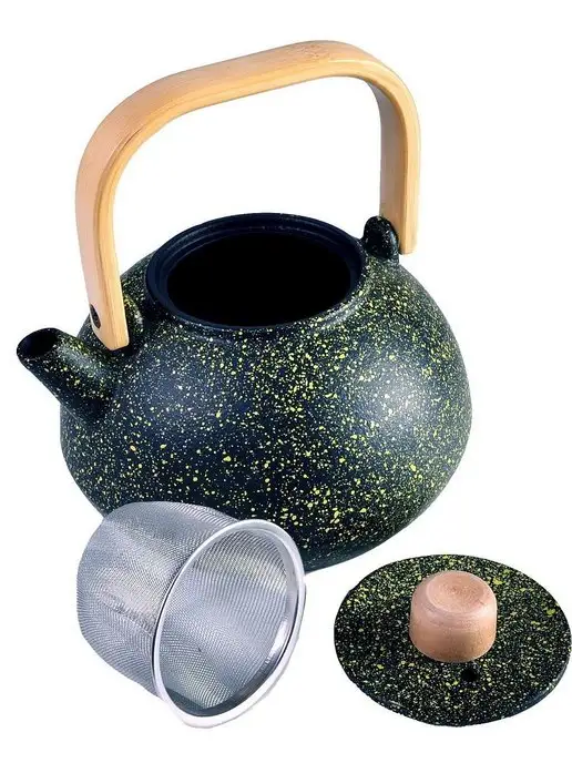 Заварочный чайник чугунный 1л - фото 5