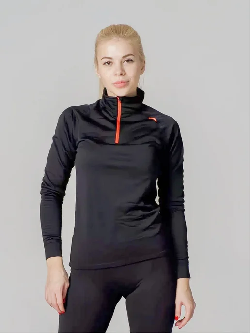 NoName Термолонгслив спортивный ALASKA SHIRT BLACK UX утепленный, черный, фото 3