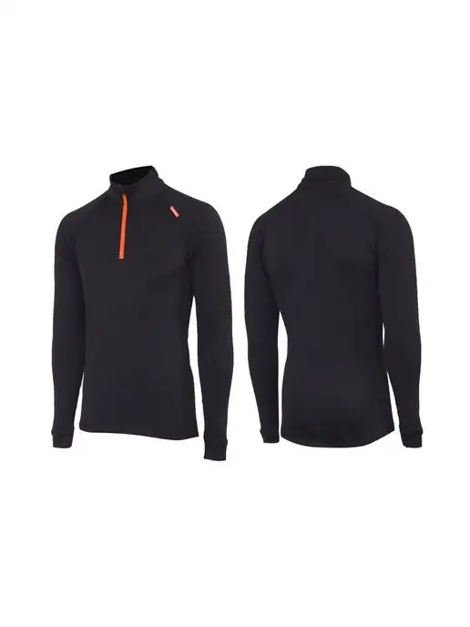NoName Термолонгслив спортивный ALASKA SHIRT BLACK UX утепленный, черный, фото 4