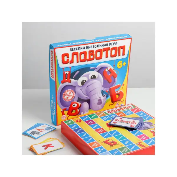 Настольная словесная игра "Словотоп", 6+
