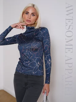 Водолазка с длинным рукавом A-A Awesome Apparel by Ksenia Avakyan 15823175 купить за 1 282 ₽ в интернет-магазине Wildberries