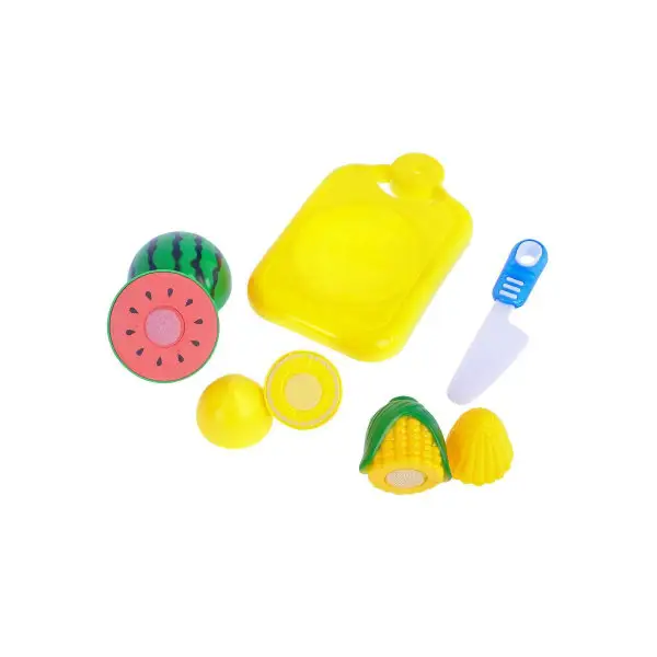 Набор продуктов для нарезки на липучках "Овощи-Фрукты", МИКС