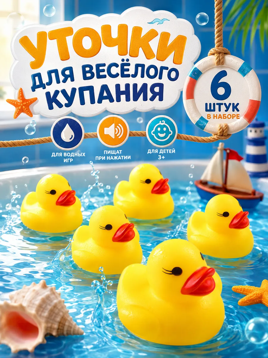 Набор игрушек для купания Утки