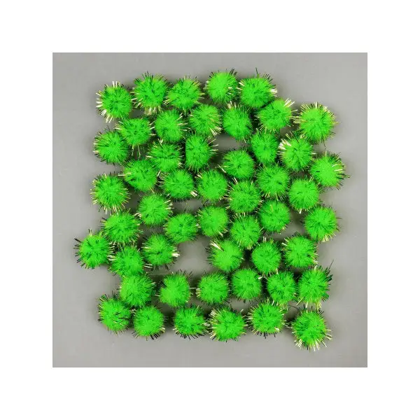 Набор деталей для декора Бомбошки с блеском набор 50 шт