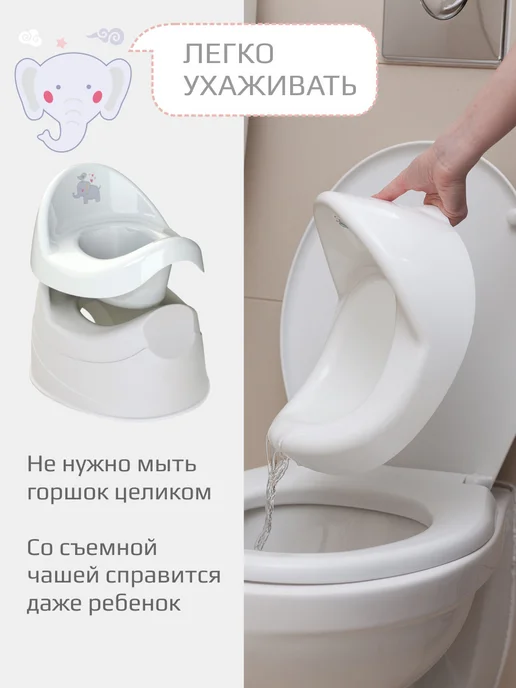 KIDWICK Горшок детский Дуэт, серый, фото 8