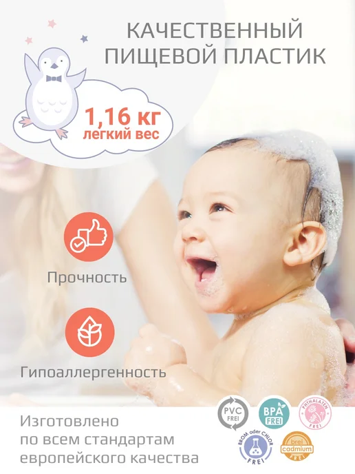 KIDWICK Ванночка для купания новорожденных, фиолетовый, фото 5