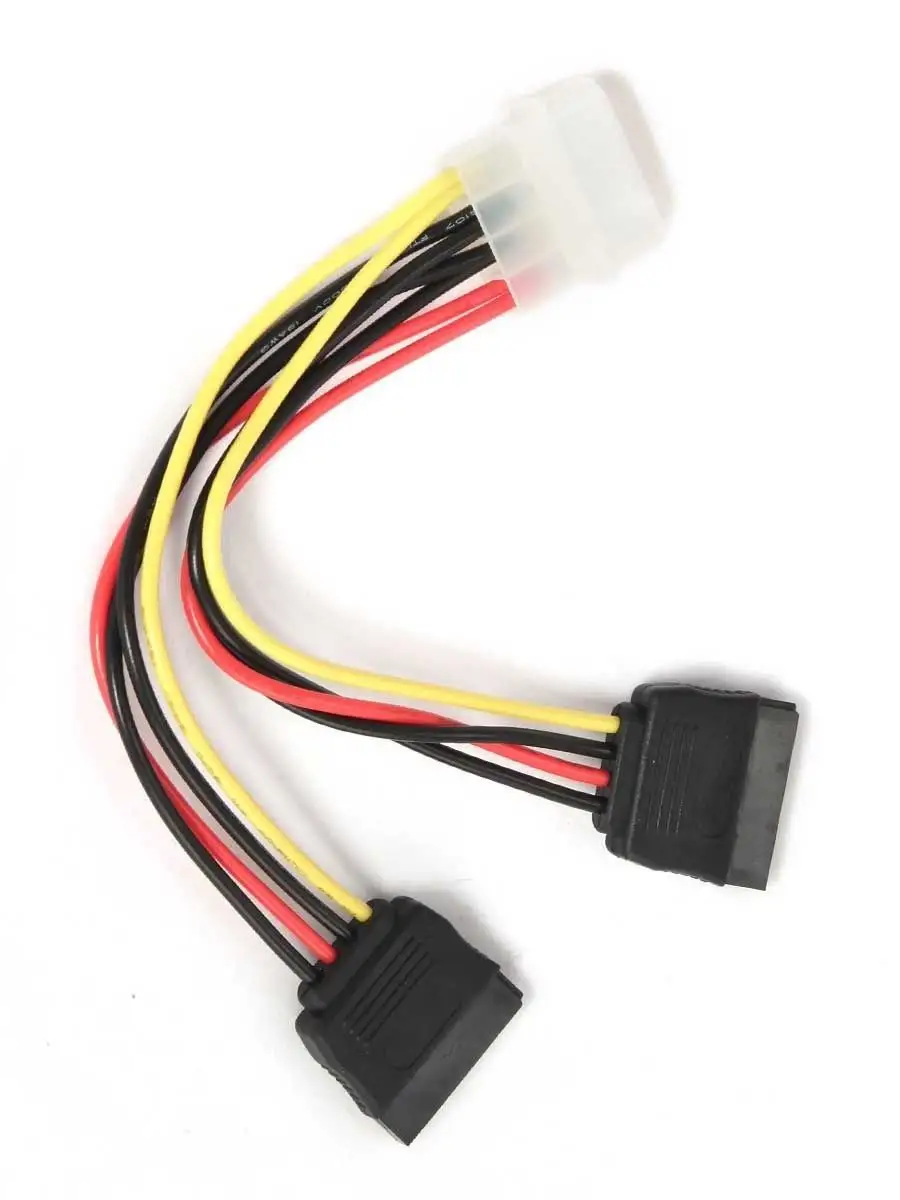 Cablexpert Кабель питания SATA, 30см, molex 4pin/2x sata15pin