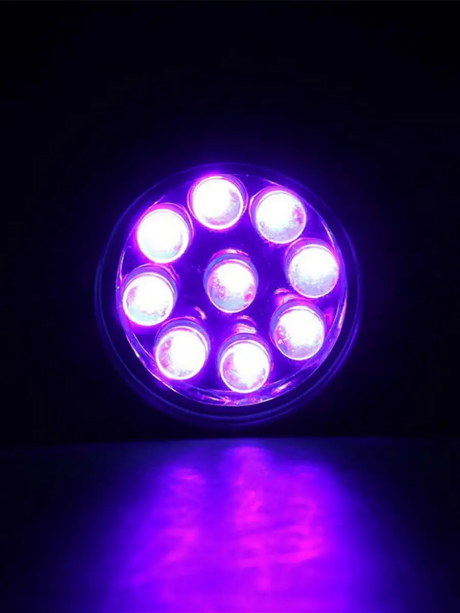 Ультрафиолетовый фонарик, мини, ручной для сушки лака, светодиодный, 9 LED,  УФ лампа для маникюра BROSIS.TRADE 15873574 купить в интернет-магазине  Wildberries