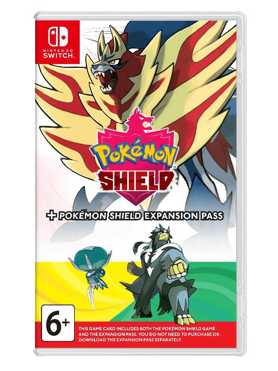 Игра Switch на картридже Pokemon Shield + Expansion Pass NINTENDO 15883815  купить в интернет-магазине Wildberries