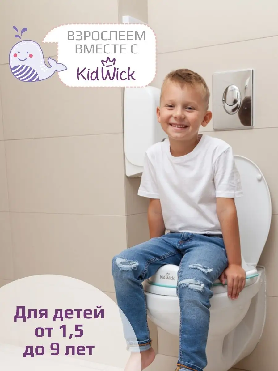 Накладка на унитаз детская Шарк KidWick 15888793 купить за 1 622 ₽ в  интернет-магазине Wildberries