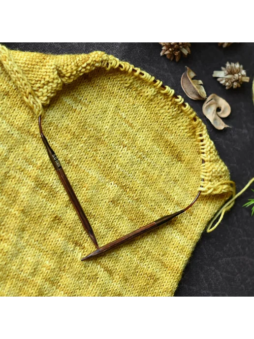KnitPro Спицы круговые 31043 2.50 mm - 40 см, коричневый, фото 6