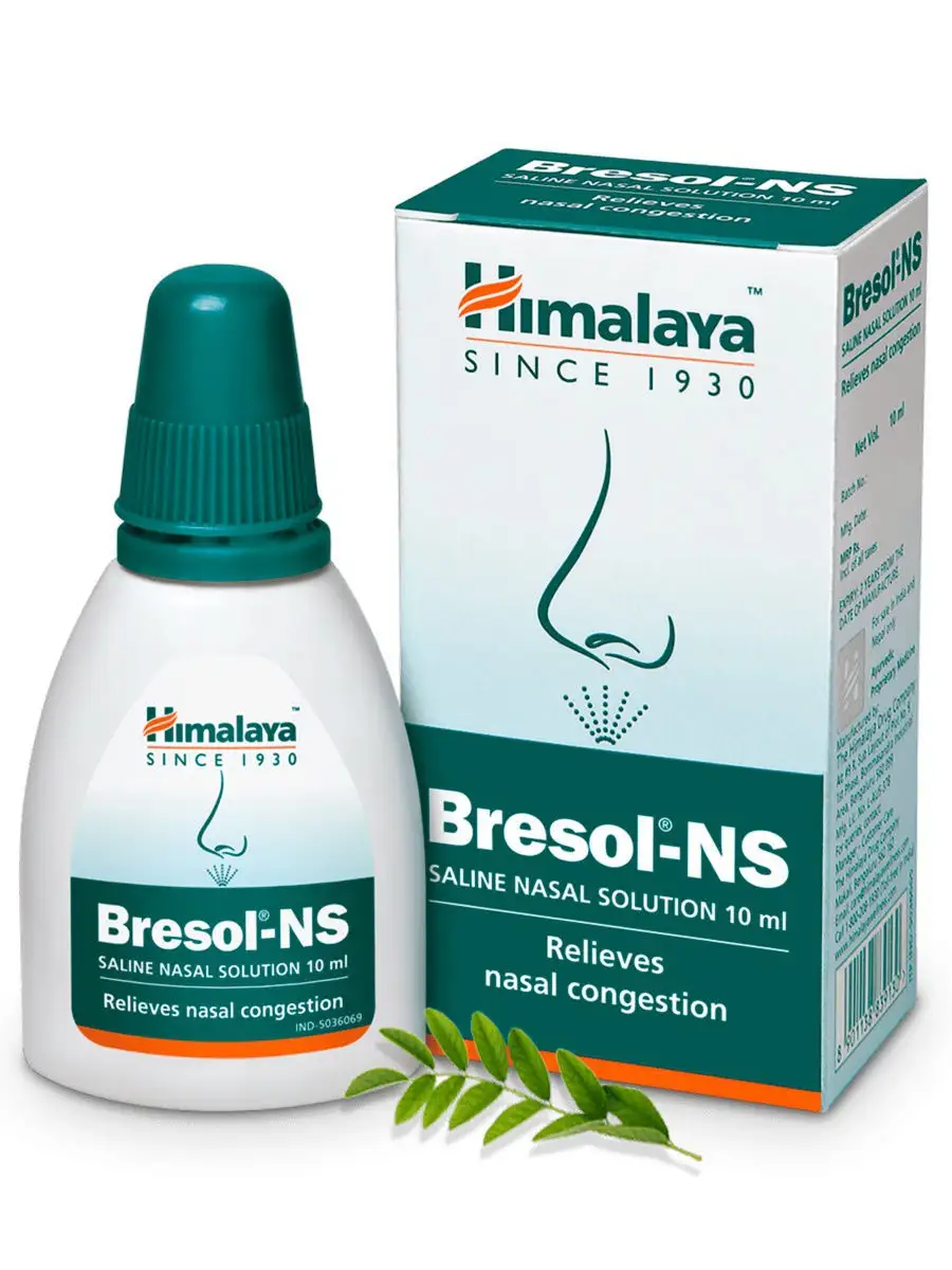 Капли для носа Бресол (Bresol-NS), 10 мл Himalaya Herbals 15937726 купить  за 249 ₽ в интернет-магазине Wildberries