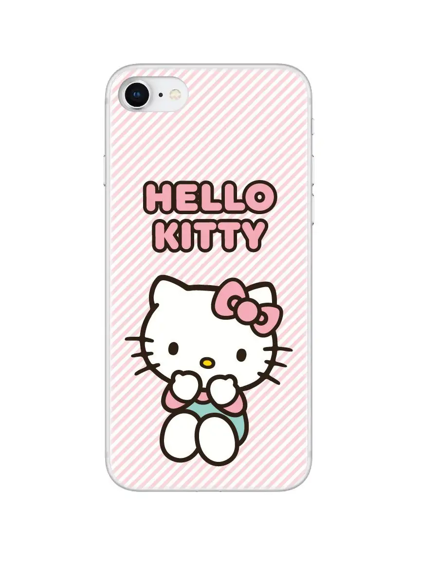 Чехол TPU лицензия Hello Kitty iPhone SE(2020) / 7 / 8, айфон 7, айфон 8  Deppa 15964263 купить в интернет-магазине Wildberries