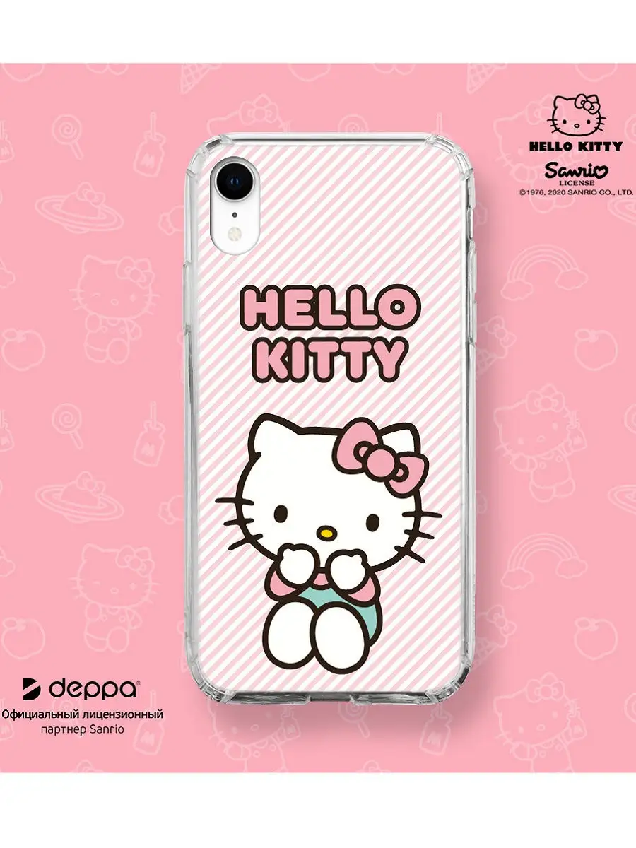 Чехол TPU лицензия Hello Kitty для iPhone XR / айфон XR Deppa 15964265  купить в интернет-магазине Wildberries